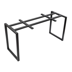 Stalowy stelaż pod biurko na wymiar z profilu 50x30 mm w stylu loft